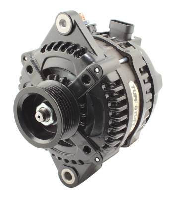 Alternator; 225 AMP - OEM Wire - 6 Groove - Stealth Black; 8319B6GOE