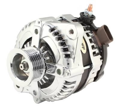 Alternator; 225 AMP - OEM Wire - 6 Groove - Chrome; 8319C6GOE