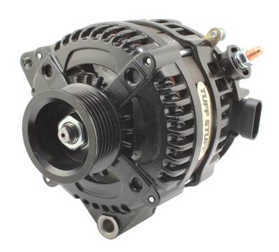 Alternator; 225 AMP - OEM Wire - 6 Groove - Stealth Black; 8320B6GOE