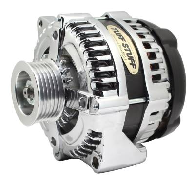 Alternator; 225 AMP - 1 Wire - 6 Groove - Chrome - For PN [7866]; 8321C6G1W