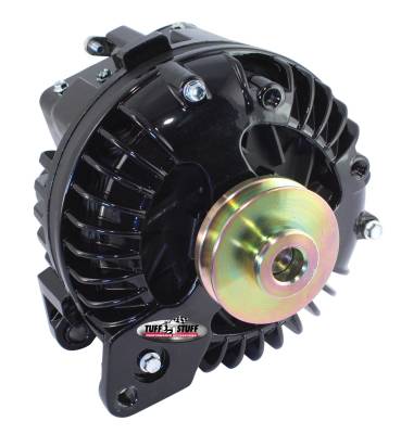 Tuff Stuff Performance - Alternator; 130 AMP - 1 Wire - Single Groove Pulley - Stealth Black; 9509RESP - Image 2