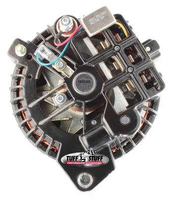 Tuff Stuff Performance - Alternator; 130 AMP - 1 Wire - Single Groove Pulley - Stealth Black; 9509RESP - Image 3