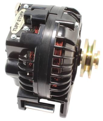 Alternator; 130 AMP - OEM Wire - Single Groove Pulley - Stealth Black; 9509RFSP