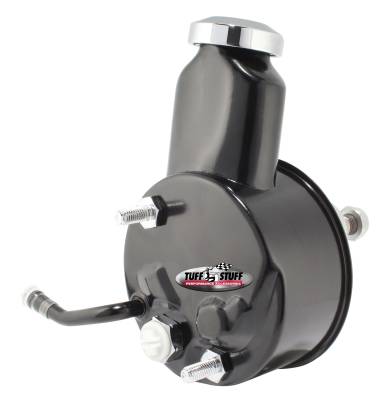 Power Steering Pump; Direct Fit - 5/8 in. Keyed Shaft - 1200 PSI - 3/8 in.-16 Mtg. Holes - Black; 6165B