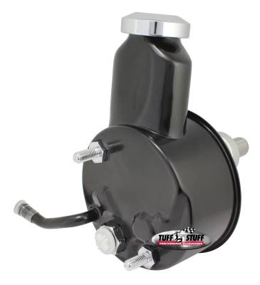 Power Steering Pump; Direct Fit - 3/4 in. Press Fit Shaft - 1200 PSI - 3/8 in.-16 Mtg. Holes - Black; 6166B