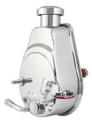 Power Steering Pump; Direct Fit - 5/8 in. Keyed Shaft - 1200 PSI - 3/8 in.-16 Mtg. Holes - Chrome; 6172A