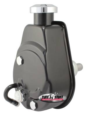 Power Steering Pump; Direct Fit - 3/4 in. Press Fit Shaft - 1200 PSI - 3/8 in.-16 Mtg. Holes - Black; 6189B