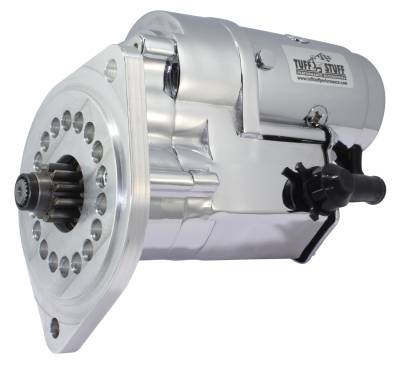 Starter; Tuff Torque - 2 Bolt Mounting - Fits Automatic Or Manual Transmissions - Chrome; 13124A