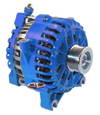 Alternator; 225 AMP Upgrade - OEM Wire - 6 Groove Pulley - Blue; 8252DBLUE