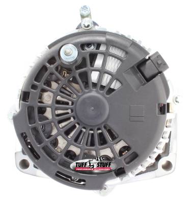 Tuff Stuff Performance - Alternator; 180 AMP - OEM Wire - 6 Groove Pulley - 2 Pin Voltage Regulator - Chrome; 8302A - Image 2