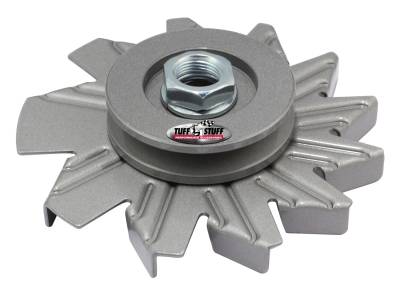 Alternator Pulley; Single V Groove Pulley - Incl. Fan/Lock Washer/Nut - As Cast; 7600AC