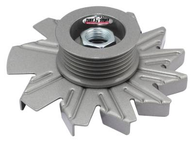 Alternator Pulley; 6 Groove Serpentine Pulley - Incl. Fan/Lock Washer/Nut - As Cast; 7600DC