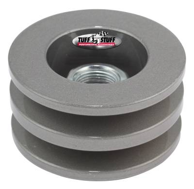 Alternator Pulley; 2.628 in. - Double V Groove - Incl. Lock Washer/Nut - As Cast; 7610FC