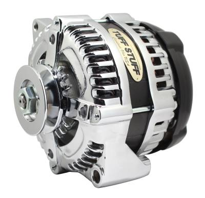 Alternator; 225 AMP - 1 Wire - 1 Groove - Chrome - For PN [7866]; 8321C1G1W