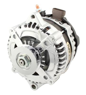Alternator; 225 AMP - OEM Wire - 1 Groove - Chrome; 8321C1GOE