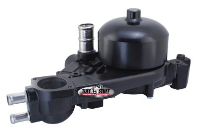 Water Pump; w/Pulley - Standard Flow - Aluminum Casting - Stealth Black Powder Coat; 1310D
