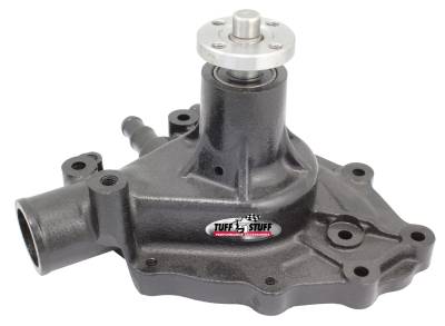 Water Pump; 5.437 in. Hub Height - 5/8 in. Pilot - Reverse Rotation - w/Pass. Side Inlet - Stealth Black Powder Coat; 1432CREV