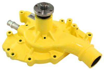 Water Pump; 5.562 in. Hub Height - 3/4 in. Pilot - Standard Flow - Threaded Water Port - Yellow; 1470NCYELLOW