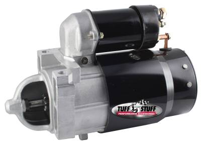 Starter; Full Size - 10MT - Straight Mounting Block - 2 Long Straight Bolts - For Stock Flywheels ONLY - Black; 3570B