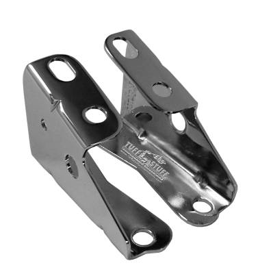 Power Brake Booster Bracket; Incl. Left And Right Side - 1967-1972 GM - For Brake Booster PN[2121/2122/2123/2124/2129/2221/2222/2223/2224/2228/2229/2231] - Chrome; 4650A