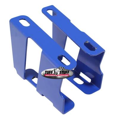 Power Brake Booster Bracket; Incl. Left And Right Side - 1955-1964 GM - For Brake Booster PN[2121/2122/2123/2124/2221/2222/2223/2228/2229/2231] - Blue Powdercoat; 4651BBLUE
