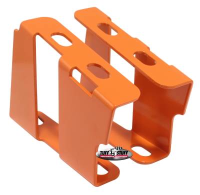 Power Brake Booster Bracket; Incl. Left And Right Side - 1955-1964 GM - For Brake Booster PN[2121/2122/2123/2124/2221/2222/2223/2228/2229/2231] - Orange Powdercoat; 4651BORANGE
