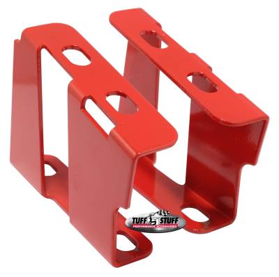 Power Brake Booster Bracket; Incl. Left And Right Side - 1955-1964 GM - For Brake Booster PN[2121/2122/2123/2124/2221/2222/2223/2228/2229/2231] - Red Powdercoat; 4651BRED