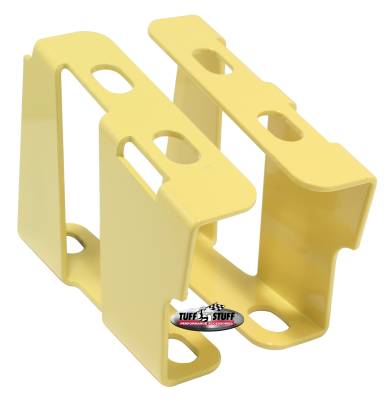 Power Brake Booster Bracket; Incl. Left And Right Side - 1955-1964 GM - For Brake Booster PN[2121/2122/2123/2124/2221/2222/2223/2228/2229/2231] - Yellow; 4651BYELLOW