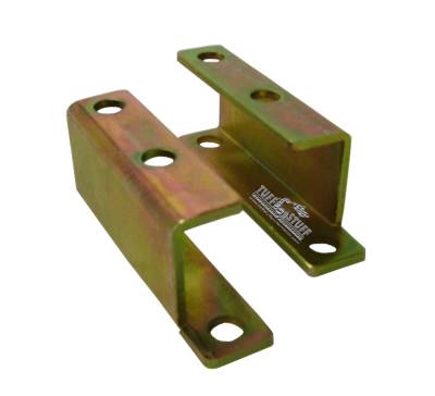 Power Brake Booster Bracket; Incl. Left And Right Side - 1955-1958 GM - For Brake Booster PN[2121/2122/2123/2124/2221/2222/2223/2228/2229/2231] - Gold Zinc; 4652B