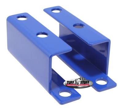 Power Brake Booster Bracket; Incl. Left And Right Side - 1955-1958 GM - For Brake Booster PN[2121/2122/2123/2124/2221/2222/2223/2228/2229/2231] - Blue Powdercoat; 4652BBLUE