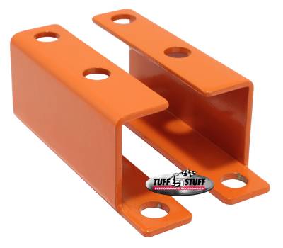 Power Brake Booster Bracket; Incl. Left And Right Side - 1955-1958 GM - For Brake Booster PN[2121/2122/2123/2124/2221/2222/2223/2228/2229/2231] - Orange Powdercoat; 4652BORANGE
