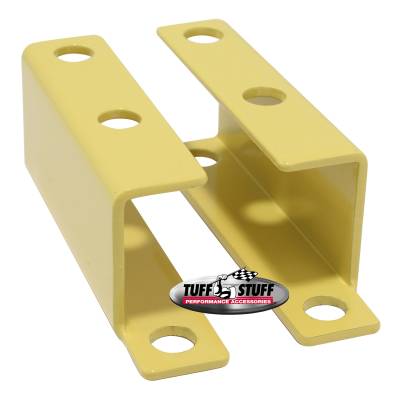 Power Brake Booster Bracket; Incl. Left And Right Side - 1955-1958 GM - For Brake Booster PN[2121/2122/2123/2124/2221/2222/2223/2228/2229/2231] - Yellow Powdercoat; 4652BYELLOW