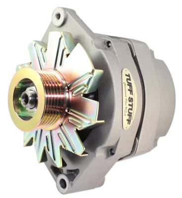 Alternator; 140 AMP - OEM Or 1 Wire - 6 Groove Pulley - Internal Regulator - Factory Cast PLUS+; 7127K6G