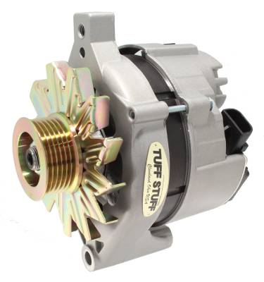 Alternator; 75 AMP - OEM Wire - 6 Groove Pulley - Internal Regulator - Factory Cast PLUS+; 7716