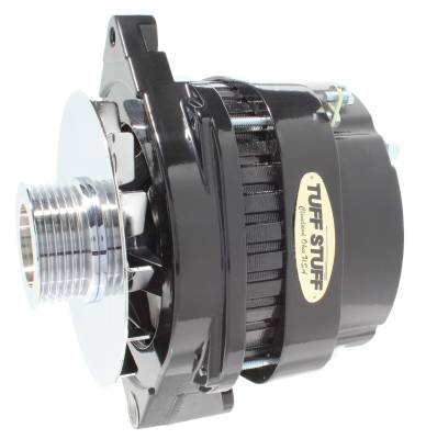 Alternator; 250 High AMP - OEM Wire - 6 Groove Pulley - Black; 8173NF