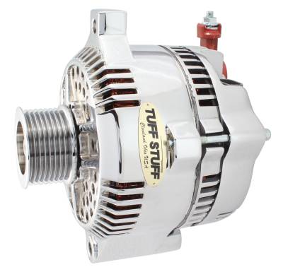Alternator; 225 AMP - OEM Wire - 8 Groove Pulley - Polished; 8266DP8G