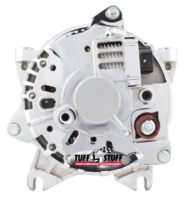 Tuff Stuff Performance - Alternator; 225 AMP - OEM Wire - 6 Groove Clutch Pulley - Aluminum - Polished; 8438DP - Image 2
