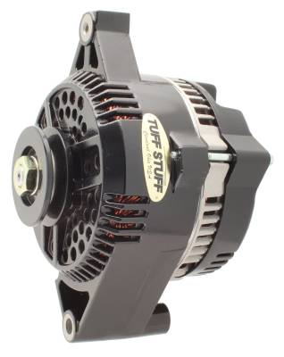 Alternator; 225 High AMP - 1G Case - V Pulley - Stealth Black; 7074RK