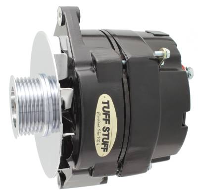 Alternator; 140 AMP - OEM Or 1 Wire - 6 Groove Pulley - Stealth Black; 7127NKB6G