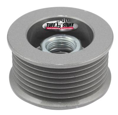 Alternator Pulley; 2.25 in. - 7 Groove Serpentine - Incl. Lock Washer/Nut - As Cast; 7610CC