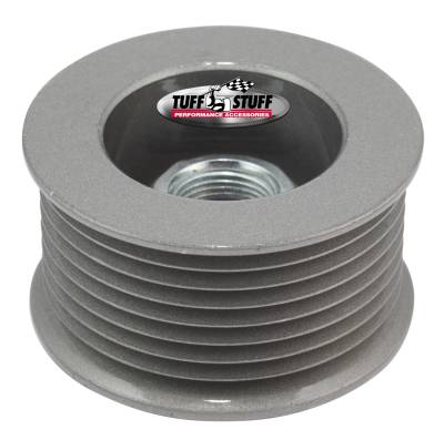 Alternator Pulley; 2.25 in. - 8 Groove Serpentine - Incl. Lock Washer/Nut - As Cast; 7610DC