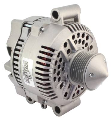 Alternator; 225 AMP Upgrade - OEM Wire - 7 Groove Pulley - Internal Regulator - Factory Cast PLUS+; 7768EBULL