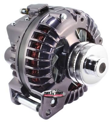 Tuff Stuff Performance - Alternator; 100 AMP - 1 Wire - Double Groove Pulley - Black Chrome; 8509RDDP7 - Image 2