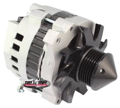 Alternator; 160 AMP - 1 Wire Or OEM Hookup - 6 Groove Pulley - 6.125 in. Bolt To Bolt - Factory Cast PLUS+; 7866K-16G22