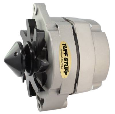 Alternator; 100 AMP - OEM Or 1 Wire - V Groove Pulley - Factory Cast PLUS+; 7127DBULL