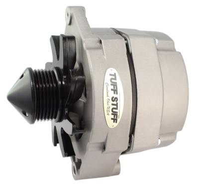 Alternator; 100 AMP - OEM OR 1 Wire - 6 Groove Pulley - Factory Cast PLUS+; 7127DBULL6G