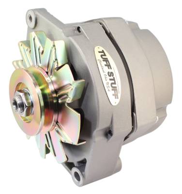 Alternator; 140 AMP - OEM Wire - V Groove Pulley - External Regulator - Factory Cast PLUS+; 7102K