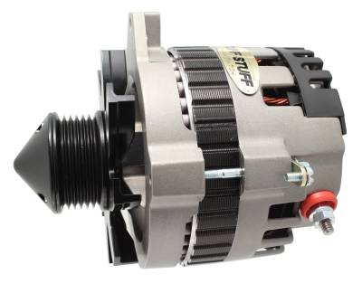 Alternator; 160 AMP - 1 Wire Or OEM Hookup - 6 Groove Pulley - Factory Cast PLUS+; 7861KBULL6G