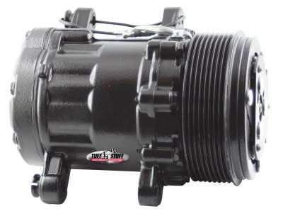 A/C Compressor; R134A Series - 8 Groove Pulley - Stealth Black; 4517NC8GBLA