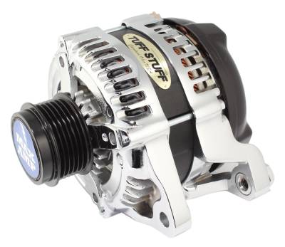 Alternator; 175 High AMP - 6 Groove Clutch Pulley - Chrome; 8439C